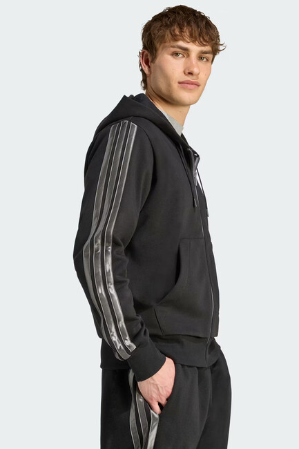 Erkek ESS HLD Fermuarlı Sweat JM1695 Siyah (3)