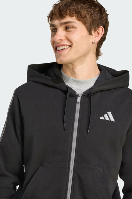 Erkek ESS HLD Fermuarlı Sweat JM1695 Siyah - Thumbnail