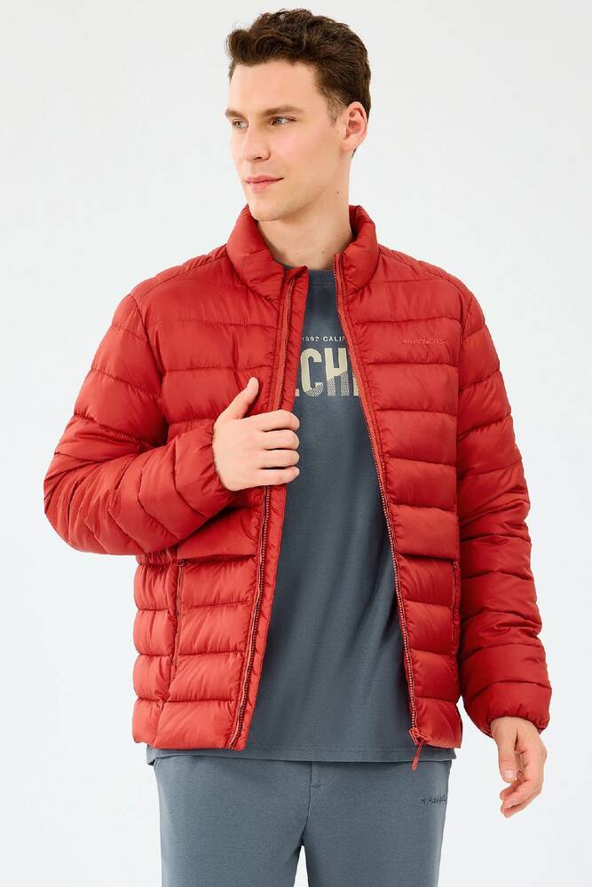 Erkek Ess Padded Ceket S231242-3912 Kırmızı 