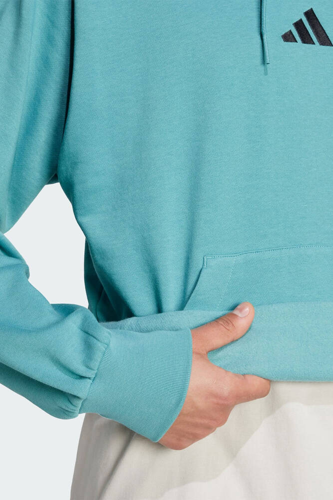 Erkek Feelcozy Kapüşonlu Sweat JX5659 Turkuaz 
