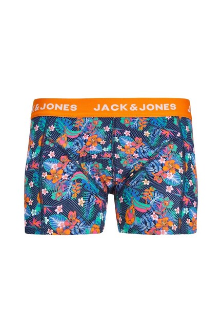 Jack & Jones - Erkek Floral Boxer 12246996 Mavi 