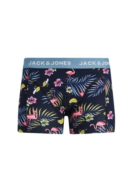Jack & Jones - Erkek Flower Bırd Boxer 12250977 Siyah 