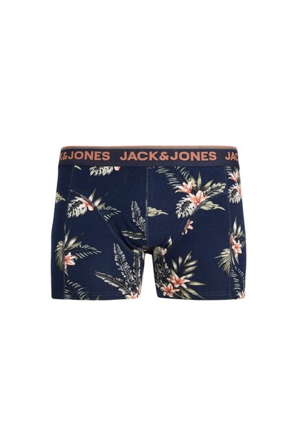Jack & Jones - Erkek Flower Power Boxer 12204959 Lacivert 