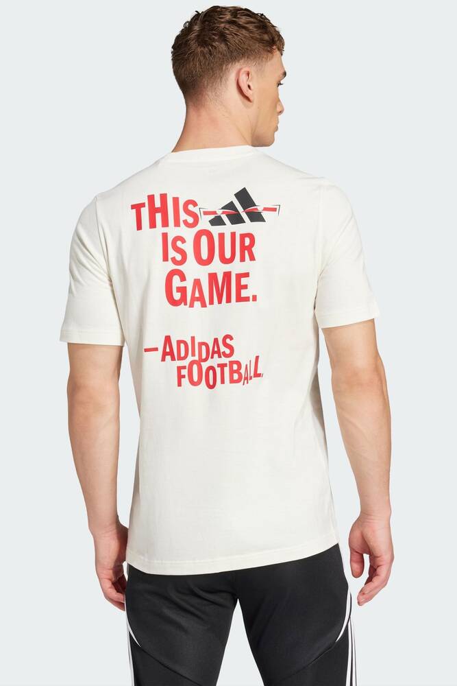 Erkek Fun Slogan Tişört JD8215 Beyaz 