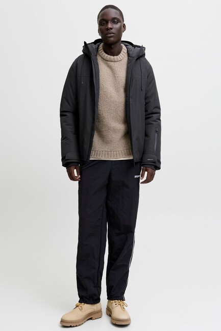 Erkek Fusıon Technıcal Ceket 12283166 Siyah - Thumbnail