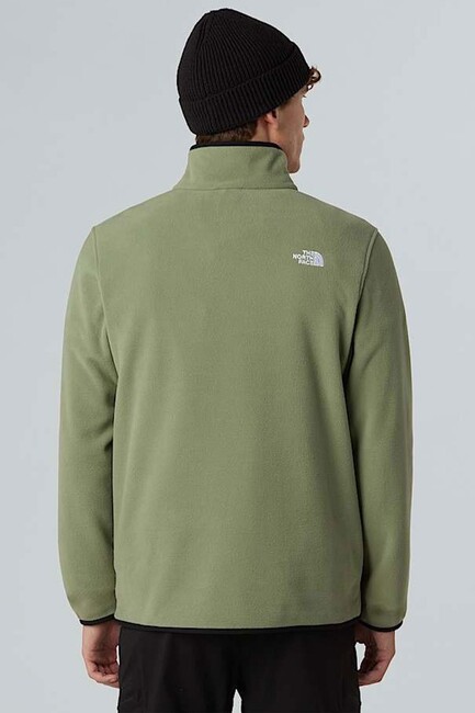 Erkek Glacier Fleece 1/4 Zıp Ceket NF0A8D0QBO91 Yeşil - Thumbnail