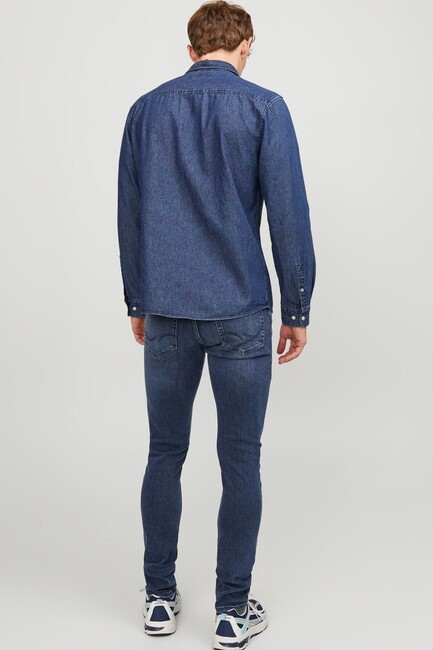 Jack & Jones - Erkek Glenn Orıgınal Jean Pantolon 12173407 Mavi (1)