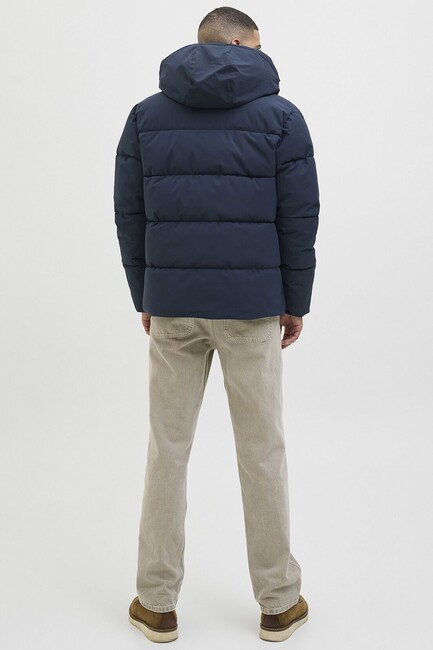 Erkek Global Puffer Mont 12283517 Lacivert - Thumbnail