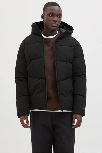 Erkek Global Puffer Mont 12283517 Siyah (1)