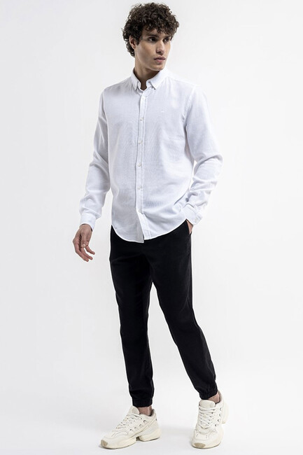 Loft - Erkek Regular Fit Gömlek LF2027530 Beyaz (1)