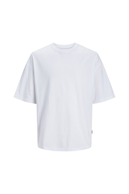 Jack & Jones - Erkek Grand Oversize Tişört 12253993 Beyaz 