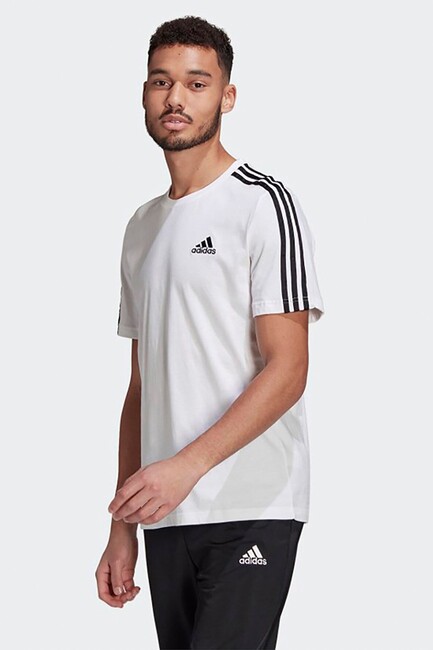 Adidas - Erkek Grınd 3 M Tshırt GL3733 Beyaz 