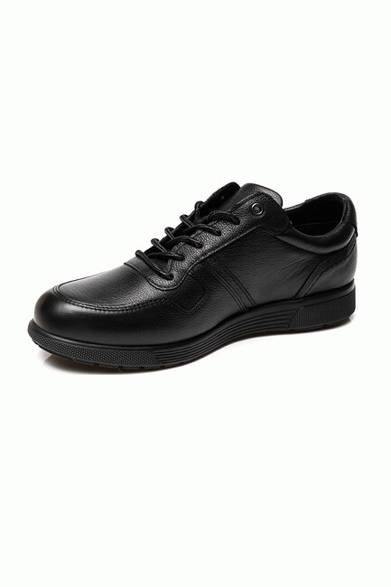 Erkek Hakiki Deri Comfort Ayakkabı 3K1FA10201 Siyah - Thumbnail