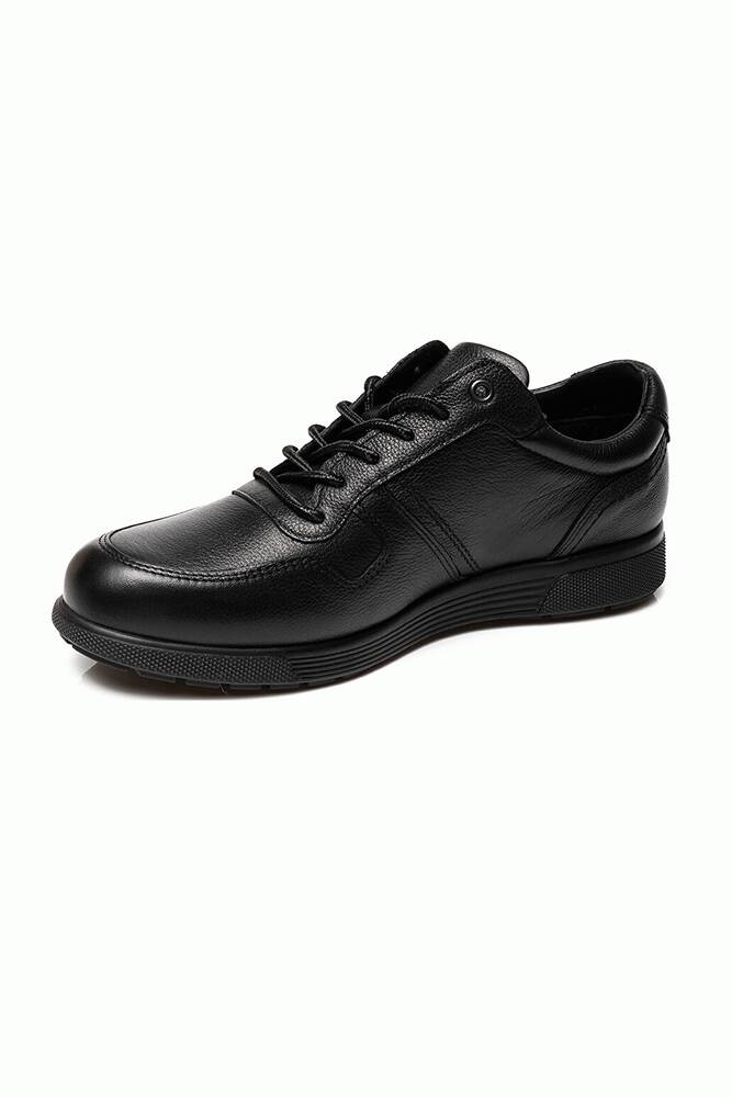 Erkek Hakiki Deri Comfort Ayakkabı 3K1FA10201 Siyah 