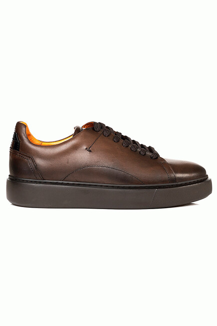 Greyder - Erkek Hakiki Deri Sneaker Ayakkabı 3K1SA75162 Kahverengi 