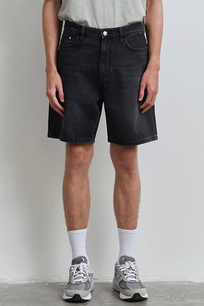 Erkek Houston Street Denim Şort 0410672-89813 Gri 