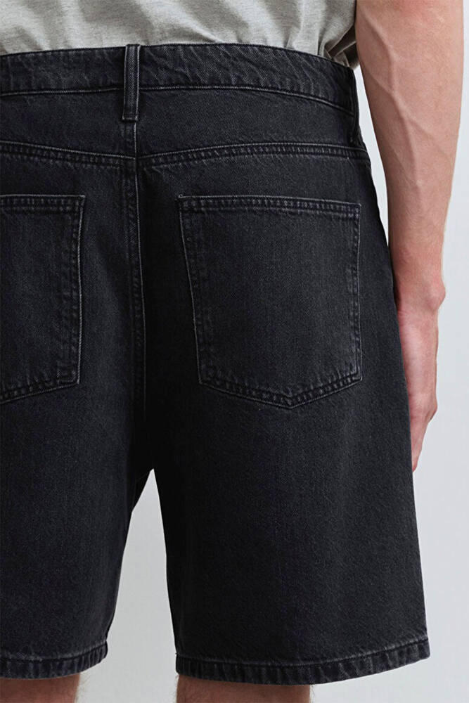 Erkek Houston Street Denim Şort 0410672-89813 Gri 