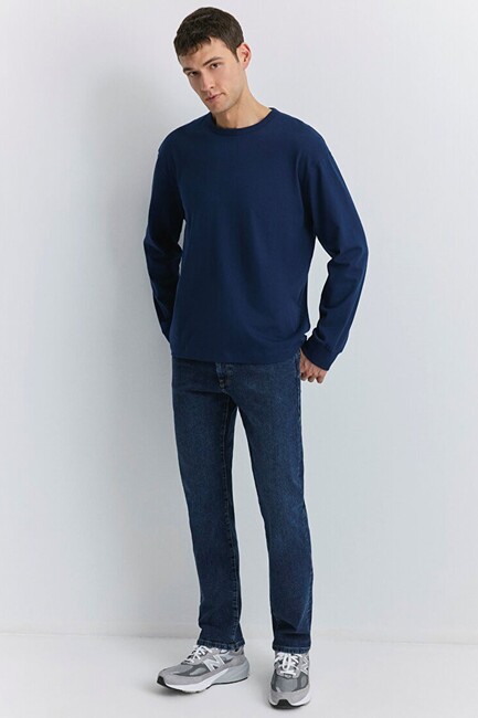 Erkek Hunter 90S TOKK Jean Pantolon 0020283045 Lacivert (1)