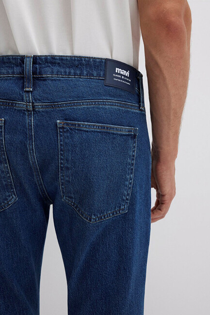 Erkek Jake Classic Comfort Jean Pantolon 0042290387 Mavi - Thumbnail