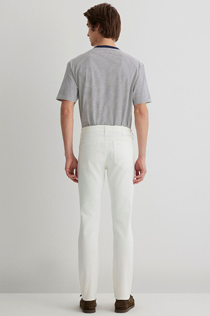 Erkek Jake Mavi Black Jean Pantolon 0042288003 Beyaz - Thumbnail