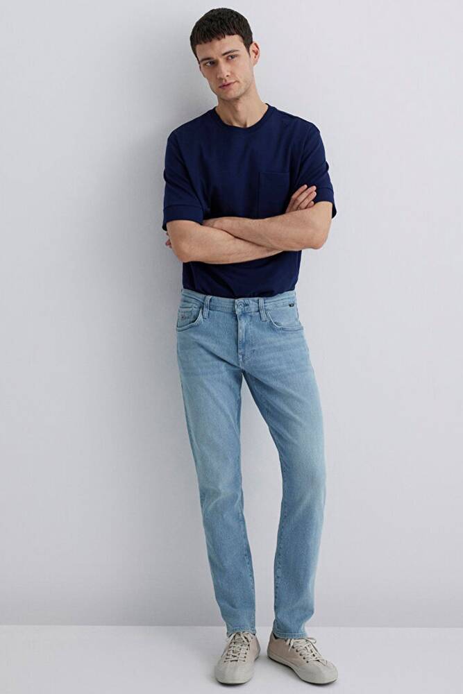 Erkek Jake Premium Blue Jean Pantolon 0042287127 Mavi 