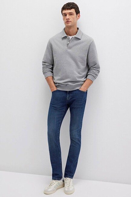 Erkek Jake Premium Jean Pantolon 0042288222 Mavi (2)