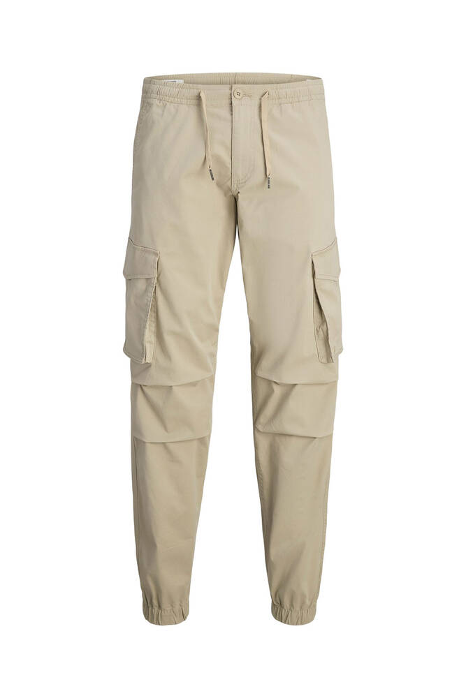 Erkek Kane Noah Cuffed Cargo Pantolon 12242264 Ekru 