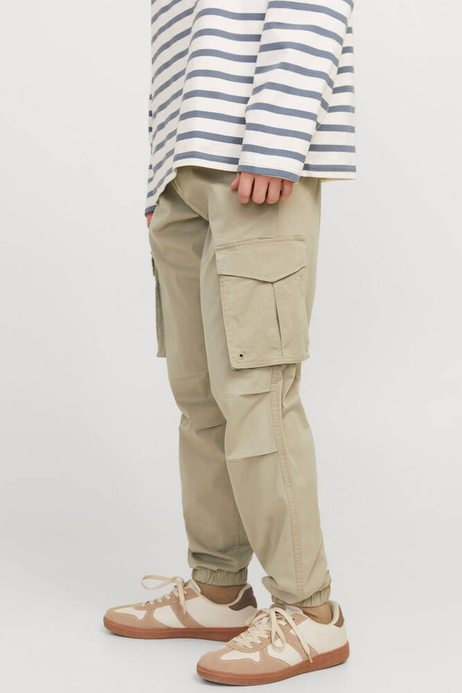 Erkek Kane Noah Cuffed Cargo Pantolon 12242264 Ekru 