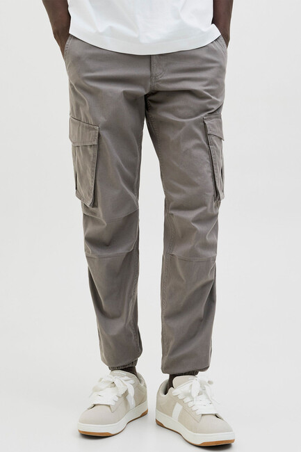 Erkek Kane Noah Cuffed Cargo Pantolon 12242264 Gri - Thumbnail