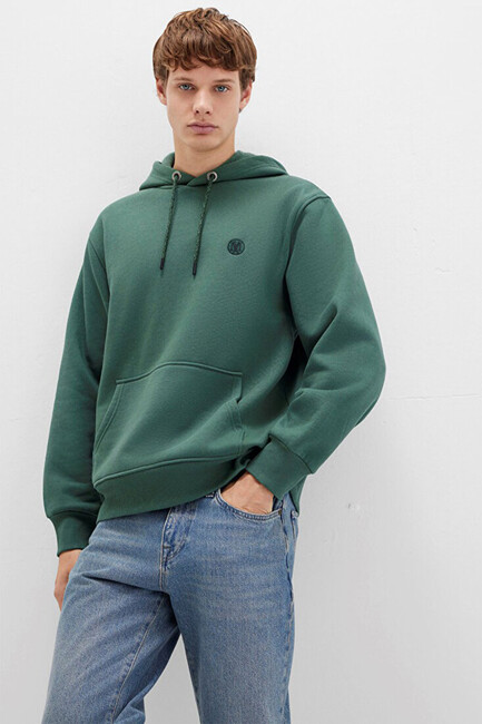 Erkek Kapüşonlu Sweat 065809-71580 Yeşil (2)