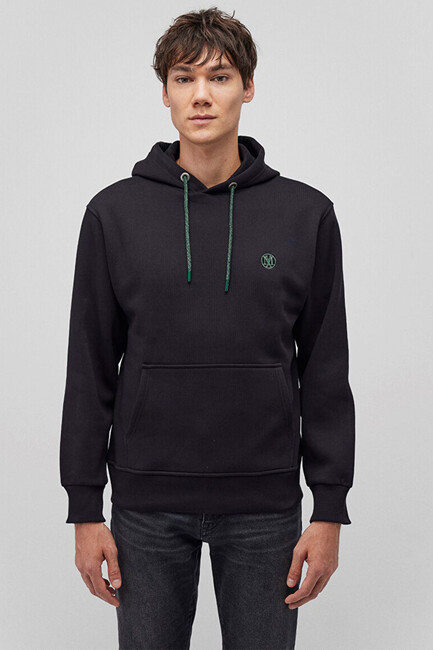 Erkek Kapüşonlu Sweat 065809-900 Siyah (3)