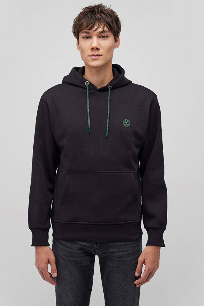 Erkek Kapüşonlu Sweat 065809-900 Siyah  Erkek Kapüşonlu Sweat 065809-900 Siyah