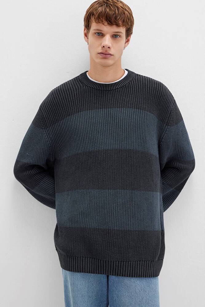 Erkek Kazak 0710290-70090 Gri  Erkek Kazak 0710290-70090 Gri