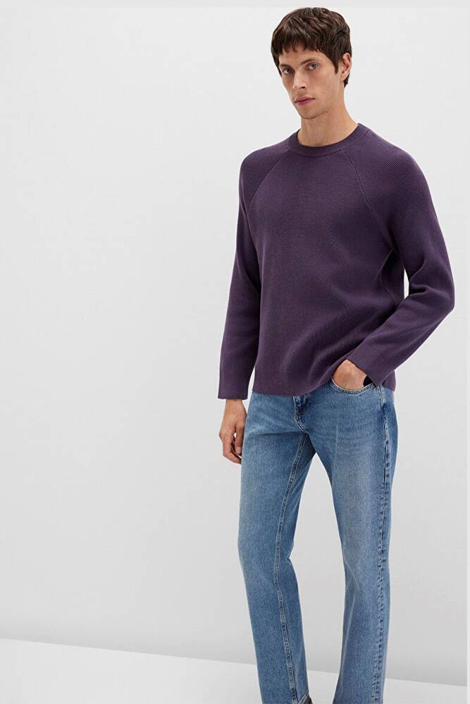 Erkek Kazak 0710307-70688 Mor  Erkek Kazak 0710307-70688 Mor