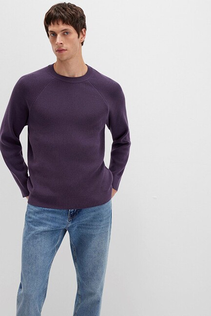 Erkek Kazak 0710307-70688 Mor (3)