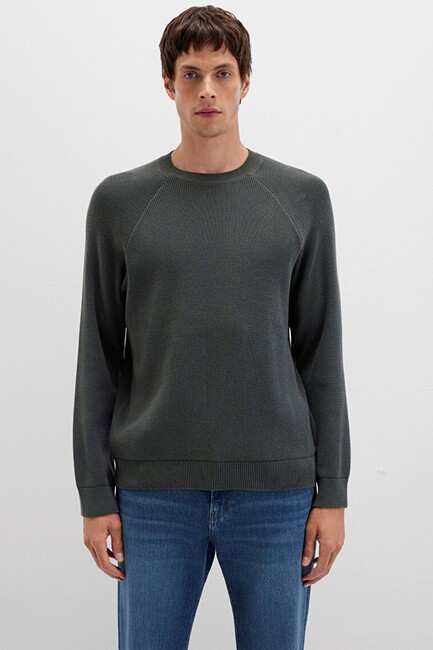 Erkek Kazak 0710307-71598 Yeşil - Thumbnail