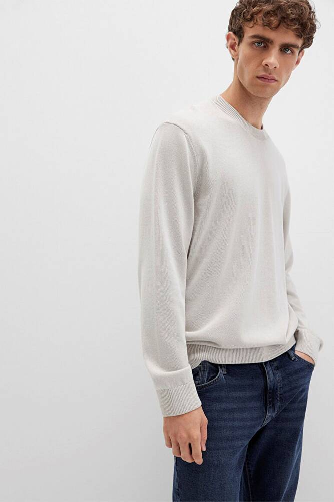 Erkek Kazak 0710321-80192 Bej  Erkek Kazak 0710321-80192 Bej