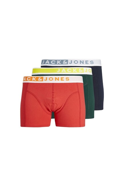 Jack & Jones - Erkek Kvam 3 Lü Paket Boxer 12239421 Lacivert 