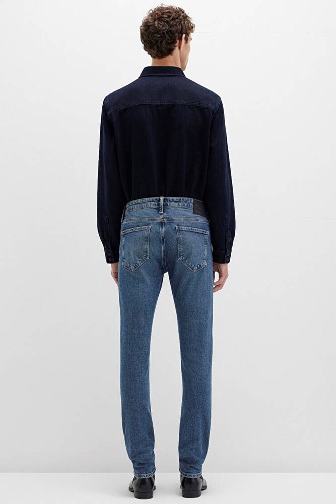 Erkek KVNÇ Mavi Black Jean Pantolon 001070-90983 Mavi 