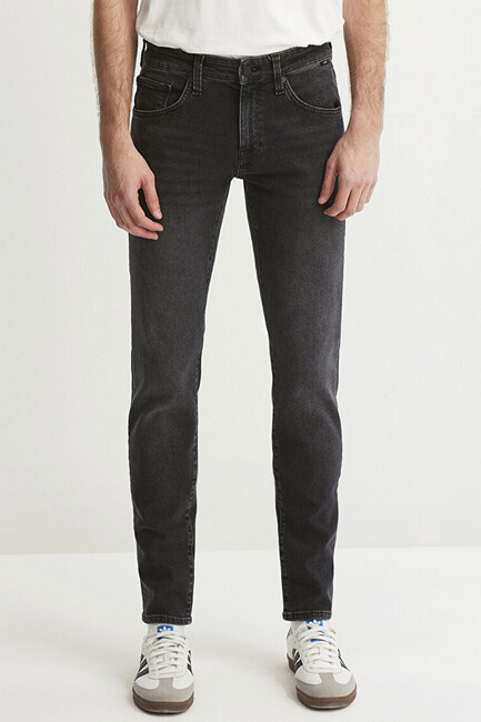 Erkek KVNÇ Urban Black Jean Pantolon 001070-34804 Gri - Thumbnail