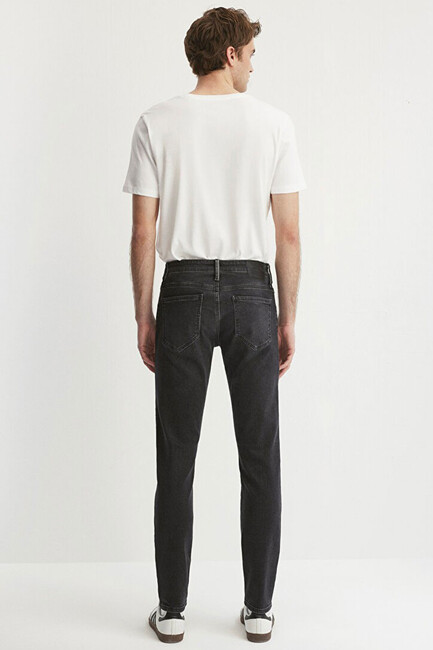 Erkek KVNÇ Urban Black Jean Pantolon 001070-34804 Gri - Thumbnail