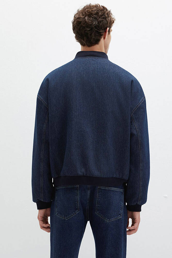 Erkek Leroy Street Denim Ceket 0110718-90840 Mavi 