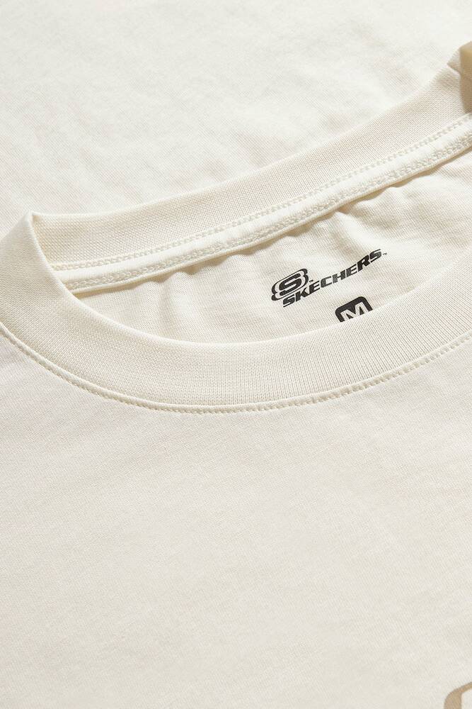 Erkek Lightweight Graphic Tişört S2510160-102 Ekru 