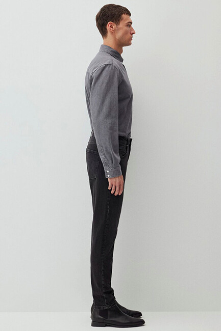Erkek London Classic Jean Pantolon 0010172-87848 Gri - Thumbnail