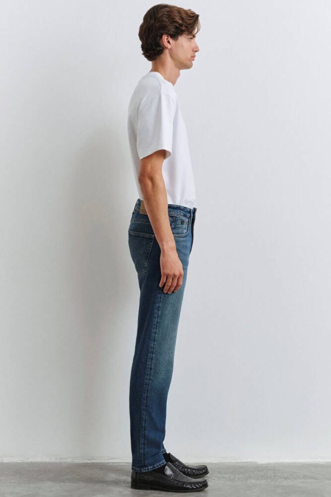Erkek London Jean Pantolon 0010172-90981 Mavi 