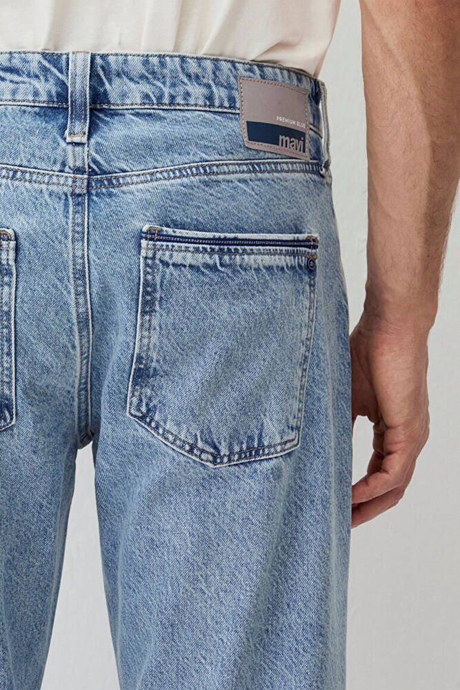 Erkek London Premium Blue Jean Pantolon 0010172-89642 Mavi 