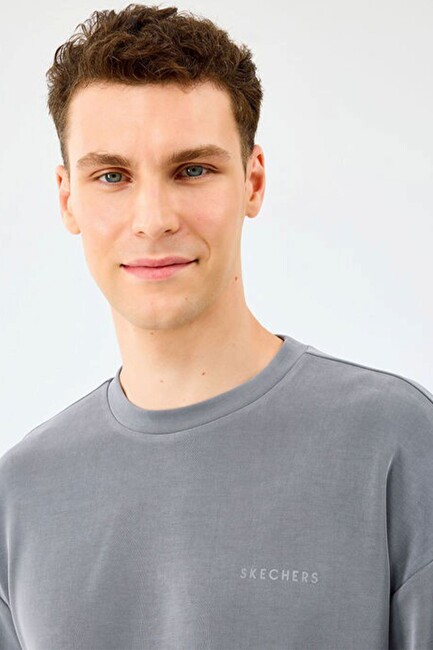 Erkek Loose Crewneck Sweat S2510041-1767 Gri (3)
