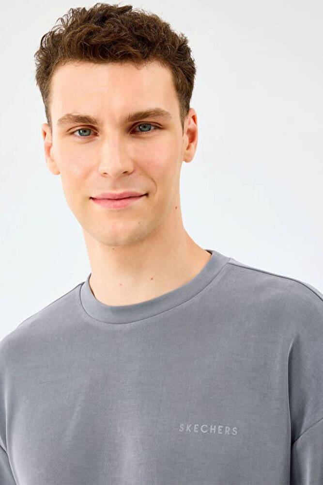 Erkek Loose Crewneck Sweat S2510041-1767 Gri 