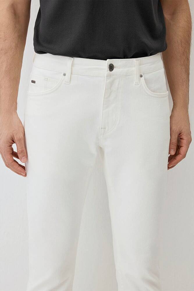 Erkek Marcus Edition Jean Pantolon 0035190581 Beyaz 