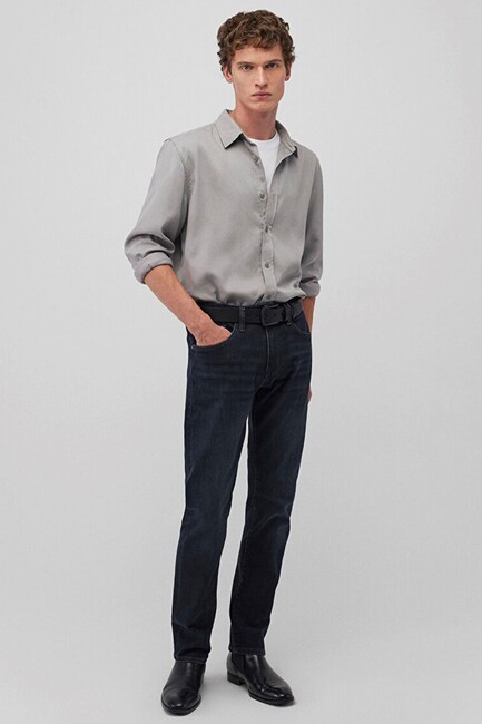Erkek Marcus Lux Black Jean Pantolon 0035188545 Lacivert - Thumbnail